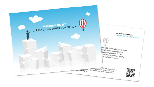 Postkarte Recycling